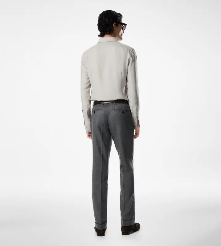 WASHED TWILL SLIM FIT SHIRT online